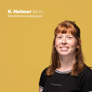 Foto von V. Heimer (M.A.), Rehabilitationspädagogin